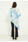 Favori Tekstil Kadın Bol Kesim Asimetrik Bluz - Moda ve Şıklık Bir Arada